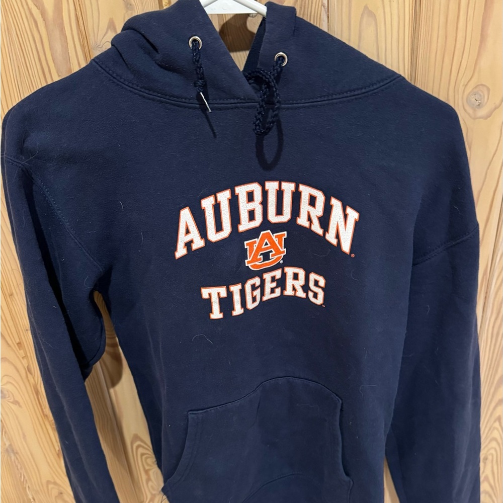 AUBURN UNIVERSITY HOODED SWEATSHIRT IN EXCELLENT CONDITION